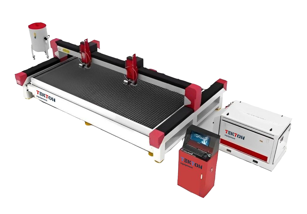 Машина для гидроабразивной резки с двумя 5-осевыми головками Tekton 4020BA-Double5AB
