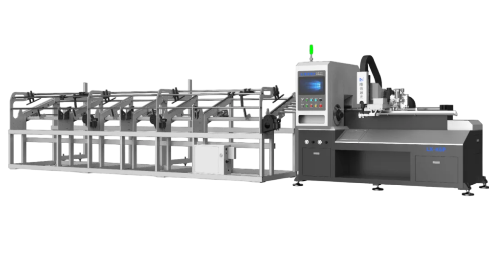 Полуавтоматный станок для лазерной резки труб с ЧПУ