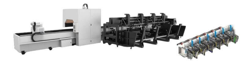 Лазерные труборезные станки Talos серии Smart (модели 6540/6565/9035/9065) с трехпатронной системой