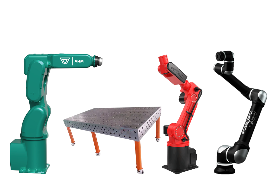 Робоячейка для сварки на базе коллаборативного робота РобоПро и промышленного робота Borunte/АИМ